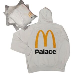 🍟 Palace x McDonald’s Logo Hoodie White - Size XL 🍟